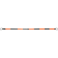 Barre pour c&ocirc;ne de circulation r&eacute;tractable, Longueur d&eacute;ploy&eacute;e de 7' 5'', Noir/Orange The Estey Group