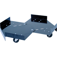 Socle roulant en acier universel, 26,5'' lo x 26,5'' la x 5'' h The Estey Group