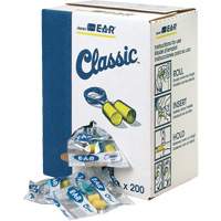 Bouchons d'oreilles classiques E-A-R, Vrac - Sac en poly, Avec cordon The Estey Group