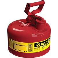 Bidons s&eacute;curitaires, Type I, Acier, 1 gal. US, Rouge, Homologu&eacute; FM/List&eacute; UL/ULC The Estey Group