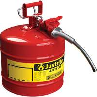 Bidons s&eacute;curitaires AccuFlow, Type II, Acier, 1 gal. US, Rouge, Homologu&eacute; FM/List&eacute; UL/ULC The Estey Group