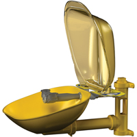 Halo Eyewash Stations, Wall-Mount Installation, Plastic Bowl The Estey Group
