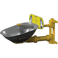 Halo Eyewash Stations, Wall-Mount Installation, Stainless Steel Bowl The Estey Group