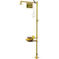 Halo Combination Emergency Shower & Eyewash Station The Estey Group