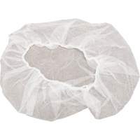 Bonnets bouffants non tiss&eacute;s, Polypropyl&egrave;ne, 18", Blanc The Estey Group