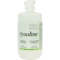 Saline Eyewash Bottles, Full Bottle, 16 oz. The Estey Group