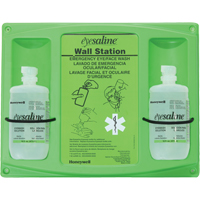 Saline Eyewash Wall Station, Double The Estey Group