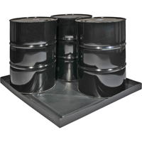 Coquilles de d&eacute;versements Econo Spill Shells , 51" lo x 47" la x 5" h, Cap. de d&eacute;versement 36 gal. US The Estey Group