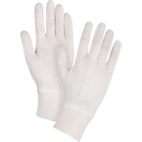 Mediumweight Inspection Gloves, Poly/Cotton, Knit Wrist Cuff, Ladies The Estey Group