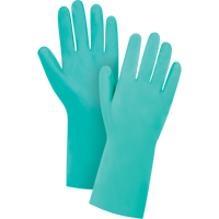 Gants de premi&egrave;re qualit&eacute; &agrave; prise en losange r&eacute;sistants aux produits chimiques, Taille Moyen/8, 13" lo, Nitrile, Doublure en Ouat&eacute;e, 15 mils The Estey Group