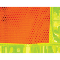 5-Point Tear-Away Traffic Safety Vest, High Visibility Orange, Medium, Polyester The Estey Group