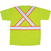 T-shirt conforme &agrave; la CSA, Polyester, Moyen, Jaune lime haute visibilit&eacute; The Estey Group