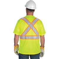 T-shirt conforme &agrave; la CSA, Polyester, Moyen, Jaune lime haute visibilit&eacute; The Estey Group