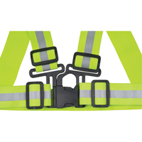 Standard-Duty Safety Harness, High Visibility Lime-Yellow, Silver Reflective Colour, Medium The Estey Group