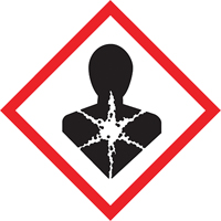 GHS Pictogram Labels, Paper, Roll, 2" L x 2" W The Estey Group
