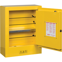 Mini-armoires de s&eacute;curit&eacute; Sure-Grip EX pour produits inflammables, 2 gal., 1 Porte(s), 17" La x 22" h x 8" p The Estey Group
