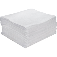 Premium Meltblown Sorbent Pads, Oil Only, 15" x 18", 15 gal. Absorbancy The Estey Group
