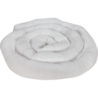 Remblais tubulaire absorbant, Huile seulement, Absorption 45 gal., 3" la x 10' lo, Pqt de 10 The Estey Group