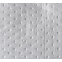 Feuilles absorbantes li&eacute;es de premi&egrave;re qualit&eacute;, Huile seulement, 15" x 17", 8 gal. d'absorption The Estey Group