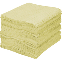 Premium Fine Fiber Sorbent Pads, Hazmat, 15" x 17", 30 gal. Absorbancy The Estey Group