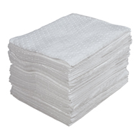 Feuilles absorbantes lamin&eacute;es (SMS) de premi&egrave;re qualit&eacute;, Huile seulement, 15" x 17", 25 gal. d'absorption The Estey Group