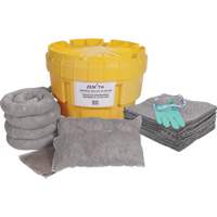 Premium Large-Capacity Spill Kit, Universal, Overpack/Salvage Drum, 20 US gal. Absorbancy The Estey Group