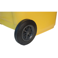 Yellow Mobile Container, Polyurethane, 63 Gallons/63 US gal. The Estey Group