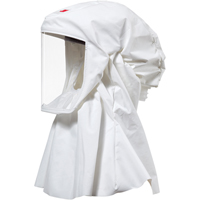 Cagoule Versaflo de haute durabilit&eacute; avec coiffe int&eacute;gr&eacute;e, Grand/Moyen, Coiffe souple, Bavette Simple The Estey Group