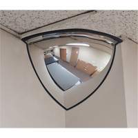 Miroir en d&ocirc;me 90°, Quart de d&ocirc;me, Dessus ouvert, Diam&egrave;tre 20" The Estey Group