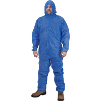 Hooded Coveralls, 3X-Large, Blue, SMS The Estey Group