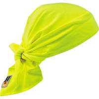 Chill-Its&reg; 6710FR FR Cooling Triangle Hat, High Visibility Lime-Yellow The Estey Group