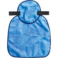 Tampon et voile pour le cou refroidissants pour casque de s&eacute;curit&eacute; Chill-Its 6717CT, Bleu The Estey Group