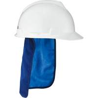 Tampon et voile pour le cou refroidissants pour casque de s&eacute;curit&eacute; Chill-Its 6717CT, Bleu The Estey Group