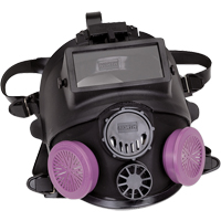 Respirateur &agrave; masque complet de la s&eacute;rie 7600 avec &eacute;quipement d'appoint pour le soudage, Silicone, Petit The Estey Group