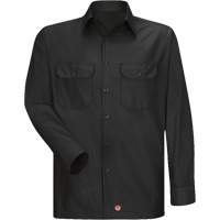 Chemise &agrave; manches longues en tissu ind&eacute;chirable, Hommes, 3T-Grand, Noir The Estey Group
