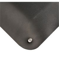 Electrically Conductive Mat No.786, 3' W x 10' L x 9/16" T, PVC, Smooth, Black The Estey Group