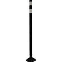 Impact Resistant Delineator, 48" H, Black The Estey Group