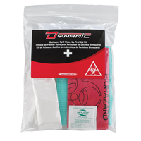 Trousse de premiers soins pour nettoyage de biorisques Dynamic, Dispositif m&eacute;dical Classe 1, Sac en plastique refermable The Estey Group