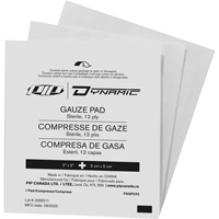 Gaze Dynamic, Tampon, 2" lo x 2" la, St&eacute;rile, Dispositif m&eacute;dical Classe 1 The Estey Group