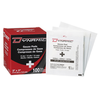 Gaze Dynamic, Tampon, 3" lo x 3" la, St&eacute;rile, Dispositif m&eacute;dical Classe 1 The Estey Group