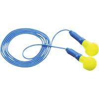 Bouchons d'oreilles E-A-R Push-Ins, Avec cordon, Paire - Sac en poly, 28/23 dB NRR, Taille unique The Estey Group