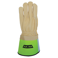 Lineman's Gloves, Small, Grain Cowhide Palm The Estey Group