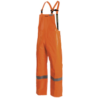 P162 041 Utili-Gard&reg; FR Bib Pant, Small, High Visibility Orange The Estey Group