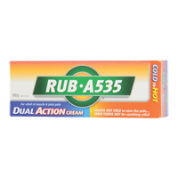Soulagement chaleur Rub A535, Cr&egrave;me, Analg&eacute;sique The Estey Group