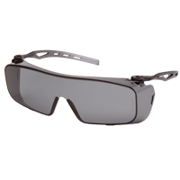 Cappture OTG Safety Glasses, Grey/Smoke Lens, Anti-Fog, ANSI Z87+/Meets/Exceeds CSA Z94.3 The Estey Group