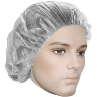 Bonnets bouffants, Polypropyl&egrave;ne, 18", Blanc The Estey Group