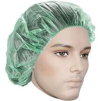 Bonnets bouffants, Polypropyl&egrave;ne, 21", Vert The Estey Group