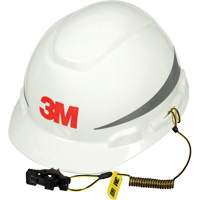 Hard Hat Tether, Coil, Clip/Loop The Estey Group