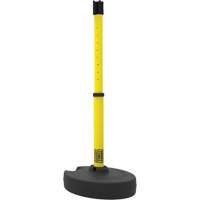 PLUS Barrier Post Set Receiver, 42" High, Yellow The Estey Group