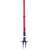PLUS Barrier Post, 42" High, Red The Estey Group